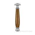 Melhor alça de madeira Safety Razor Handle Razor Blade Razor Double Edge